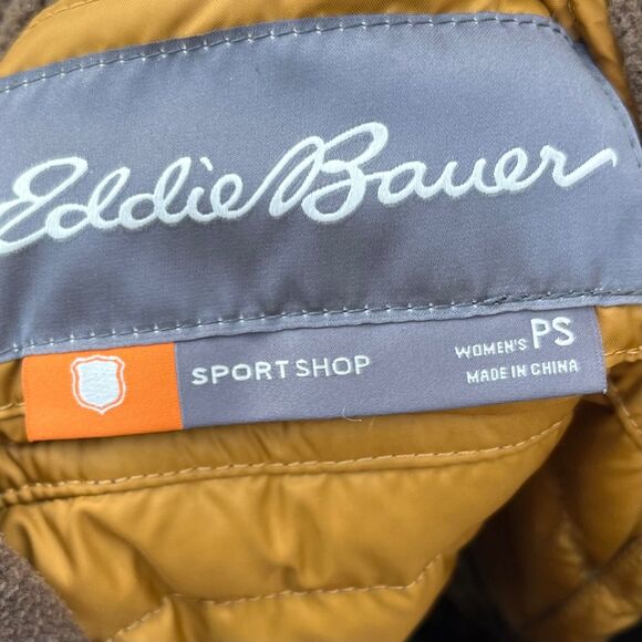 Eddie Bauer Sport Shop 700 Goose Down Puffer Jacket Women’s Petite Small - Picture 5 of 8